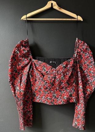 Стильная блузка корпус zara