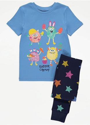 Пижама george на мальчика 5-6 лет 110-116 см джордж футболка штаны