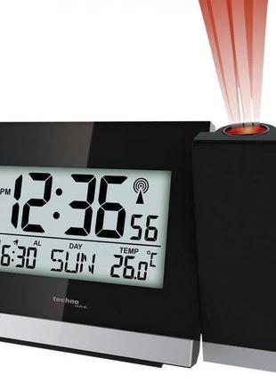 Годинник настільний проекційний technoline black