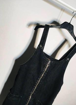 Джинсовий сарафан на блискавці f&amp;f