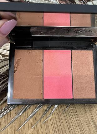 Оригінал isadora face sculptor 3-in-1 palette палетка для скульптурування обличчя 64...