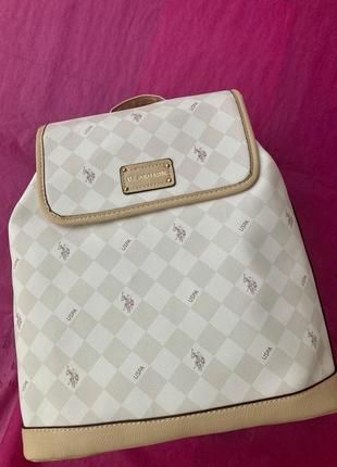 Оригінальний рюкзак u.s. polo assn backpack sand