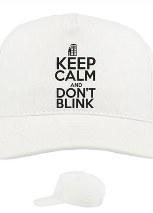 Кепка с принтом keep calm and don't blink3 фото