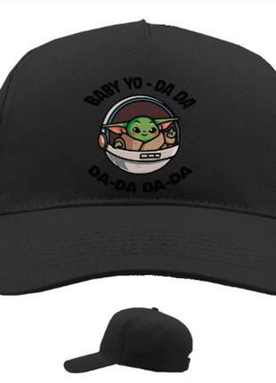 Кепка с принтом baby yoda da-da