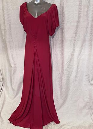 Сукня червона великий розмір большой размер 16 випускна бренд святкова вечірня