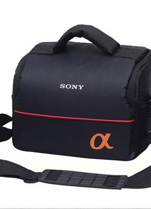 Сумка для камери sony α, протиударна фото сумка соні альфа ( код: ibf033b )