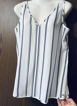 Шелковая кофточка, маечка armani exchange итальянский оригинал бренд размер s,м,l