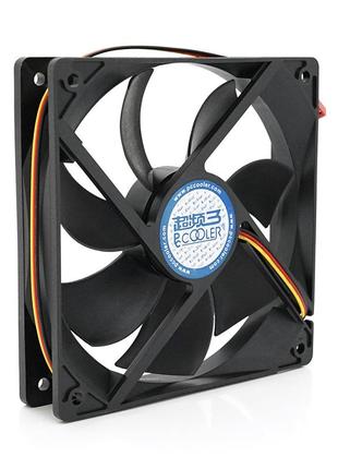 Кулер корпусний pccooler f122, 3-pin + molex, rpm 1100±10%, box