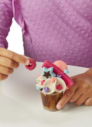 Набір для ліплення play-doh kitchen creations супер кольорове кафе (f5836)7 фото