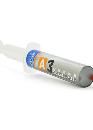 Паста термопровідна pccooler a3 30g, шприц, grey,> 5.5,0w / m-k, <0.006 ° c-in² / w, -50 ° ≈180 °, в'язкість