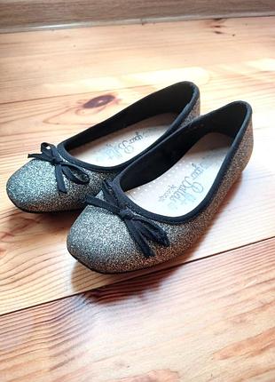 Дитячі балетки в блискітках (31 розмір)