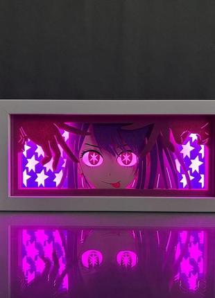 Нічник лампа аніме дитина ідола світильник oshi no ko осі но ко аі хосіно ai hoshino зіркове дитя