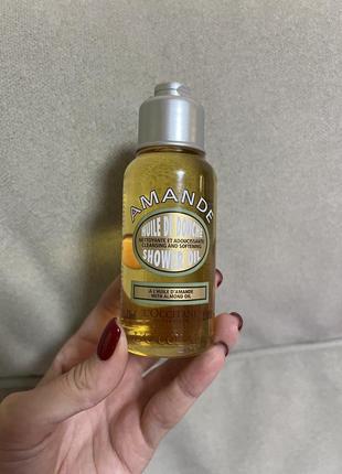 Гель масло для душа l’occitane amande almond