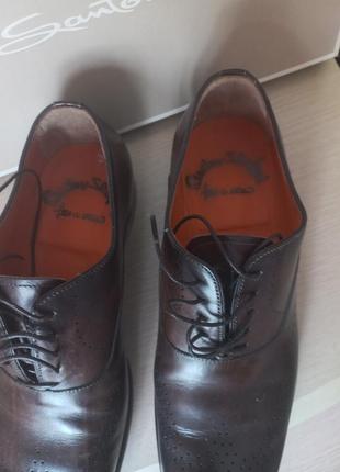 Мужские туфли santoni 2