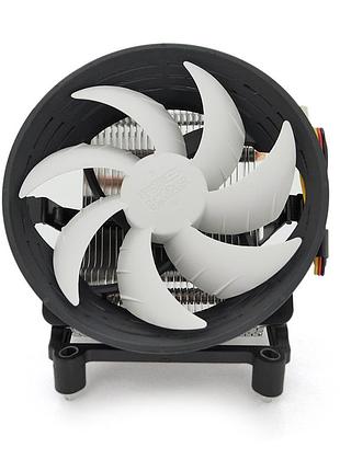 Кулер процесорний pccooler v3 для amd am2/3/4 fm1/2 intel 775/1151/1150/1156/1155, 3-pin, rpm 2000±10%, box