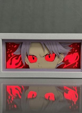 Багатошаровий нічник лампа аніме нацу драгніл світильник fairy tail хвіст феї фейрі...