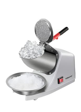Подрібнювач льоду електричний sokany sk-777 льодоподрібнювач electric ice crusher 300w
