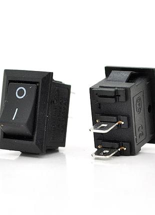 Перемикач on-off kcd11-101 small, 250vac/3a, 2 контакти, black, q500