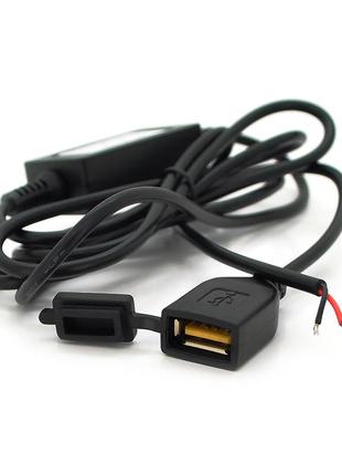 Конвертер usb2.0(f),dc 5v, black, oem