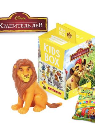 Король лев the lion king sweetbox свитбокс кидсбокс фигурка и жевательный мармелад с натуральным соком