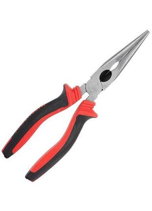 Плоскогубцы удлиненные прямые intertool - 160 мм фосфат