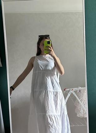 Білий сарафан новий