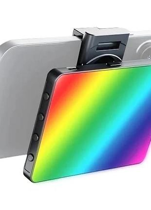 Портативный свет для селфи video light 5w rgb ukc m16 2500-9000k