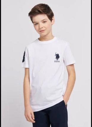 Хлопковая футболка 10-11 лет polo assn