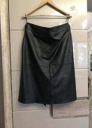 Юбка из эко кожи хл-хл