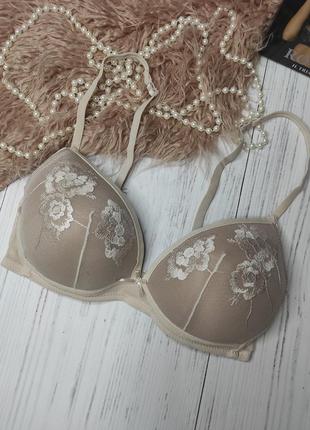 Бюстгальтер без косточек love and bra 75в, 80в, 80в, 85в,  италия беж