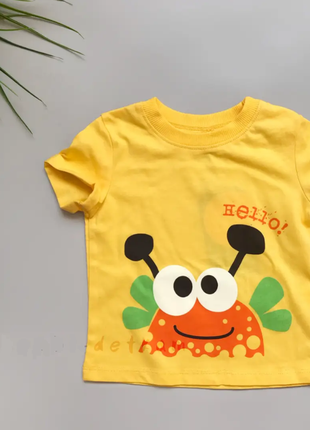 Футболка дитяча з коротким рукавом для хлопчика тм бембі фб536