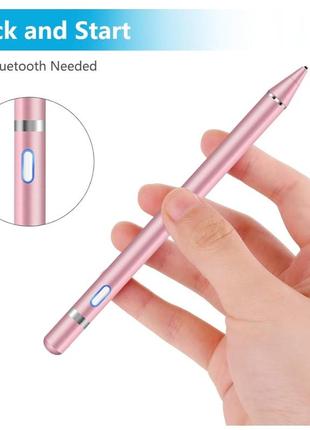Mixoo stylus pen для ipad - високочутлива акумуляторна ручка з тонким кінчиком 1,5 мм для малювання та письма,4 фото
