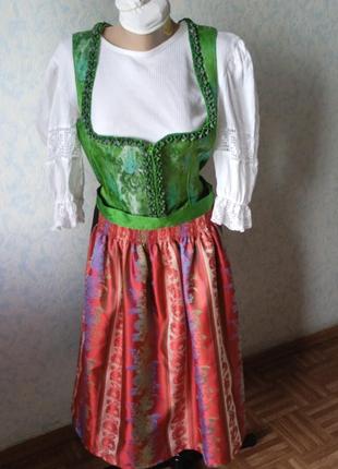 Сукня баварська,дірндль,німецький вінтаж,октоберфест з фартухом,нова.