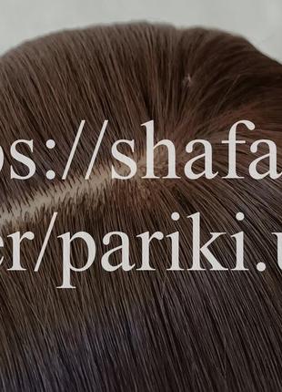 Короткая темная парика, новая, без чешуйки, термостойкая, парик4 фото