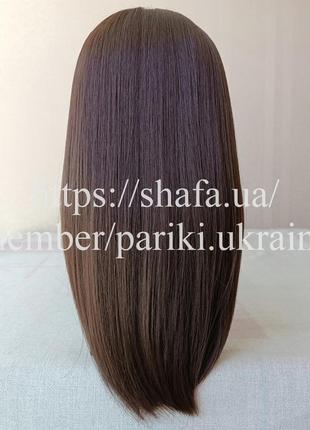 Короткая темная парика, новая, без чешуйки, термостойкая, парик3 фото