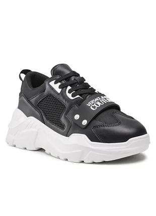 Кроссовки versace jeans couture thanna black.размер 41-42 оригинал