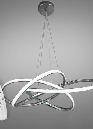 Люстра подвесная 517 dlight 3color с пультом 90вт хром (02004)