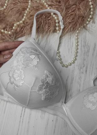 Бюстгальтер без косточек love and bra 70в, 75в, 80в, 80в,  90в италия белый2 фото