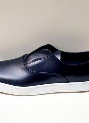 Шкіряні броги сліпони 43 р гумка