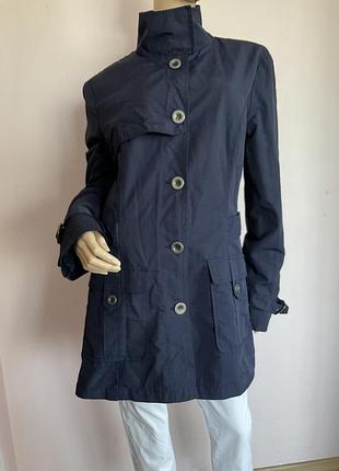 Темно синій стильний тренч/l- xl/ brend street one