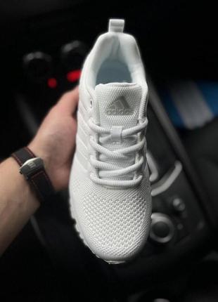 Женские кроссовки adidas marathon t all white4 фото