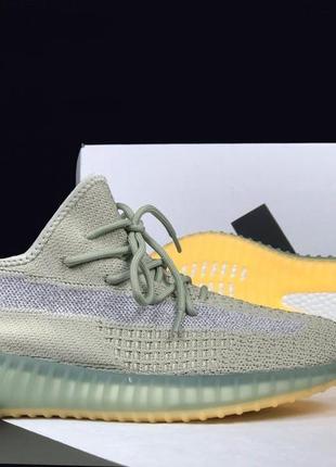 Steely yeezy boost 350 хаки зеленые адидас зи буст низкие весенние летние демисезонные сетка текстиль текстильные легкие мужские качество
