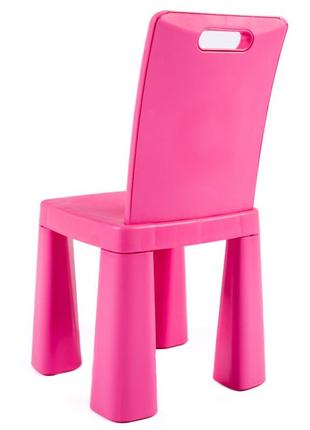 Дитячий стільчик-табурет doloni рожевий (04690/3)3 фото