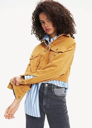 Вельветовая куртка tommy hilfiger