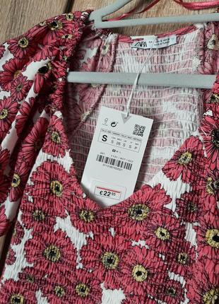 Летнее платье zara платье 4