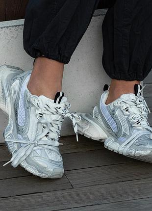 Кросiвки в стилi balenciaga 3xl white silver
