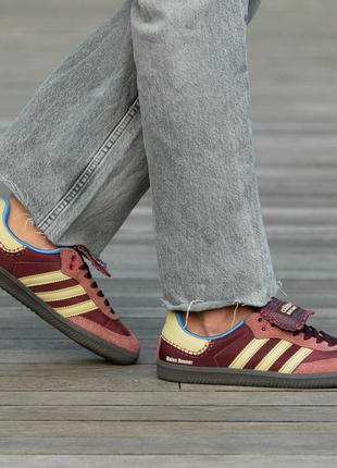 Кросiвки adidas samba nylon products bonner fox brown