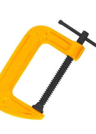 Струбцина тип g 200мм sigma (4241361) столярна зажим для дерева фіксатор для меблів ve-33