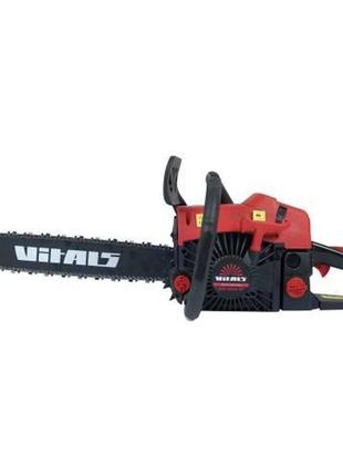 Бензопила цепная vitals bkz 5223n 18“ для деревообработки двигатель бензиновый двухтактный экономная пил ve-33