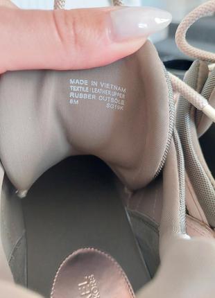 Michael kors olympia canvas leather trainer7 фото
